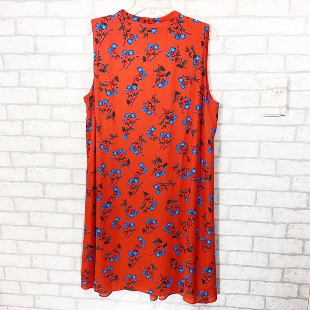 Vince Camuto tropical inverted pleat shift dress - Picture 8 of 12